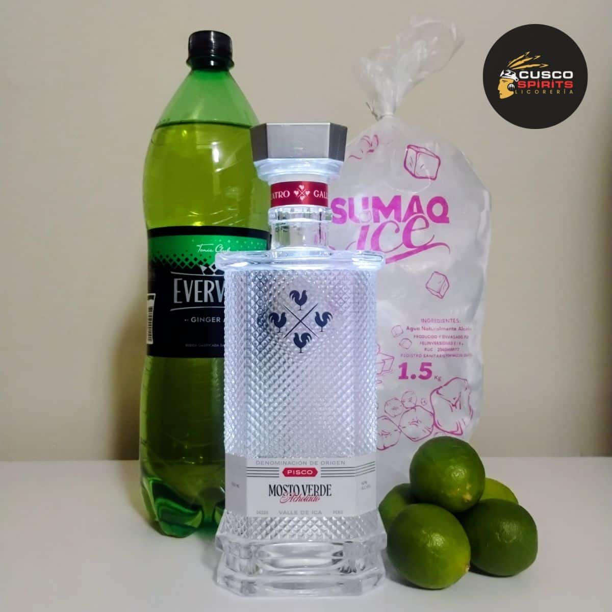 COMBO CUATRO GALLOS MOSTO VERDE ACHOLADO – 700 ML